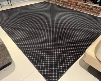 Checkered Floor Rug (118"L x 96"W)
