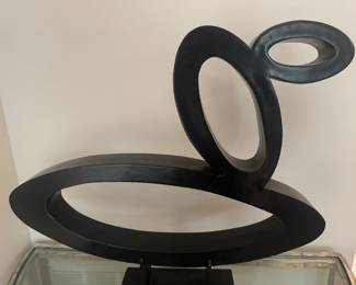 Black Foam Board Abstract Sculpture