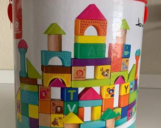 ANIMAL SQUEEZE AND WOODEN BLOCKS: 80 PIECE WOODEN BUILDING BLOCKS: Wooden building blocks for toddler have always be an indispensable toy in the growth. Comes in different bright color and shape,printed with cute animals and letters.Toddlers can freely use their imagination to build the whimsy,exercise balance and hand-eye coordination. We add soft rubber blocks and can be used as teething chewing toys. Squeezy, sequaky! Chewable blocks.