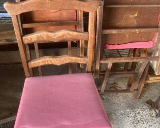 Vintage folding chairs