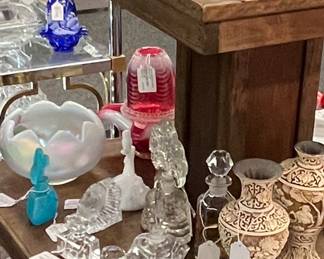 Perfume bottle candle holders all about romance