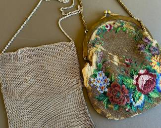 vintage mesh & beaded bags