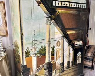 Painted TV storage cabinet