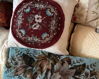 beaded pillows