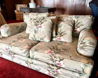 There are 2 matching loveseats