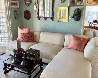 8’3” by 5’9” L-shape sofa