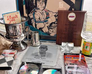 Racing champion Buddy Baker memorabilia