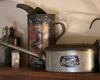 Vintage Oil Cans | Oilers | Oil Pumps | Braime | Maytag