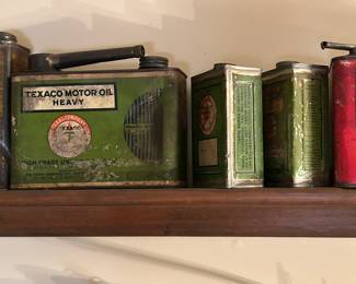 Texaco Heavy Handy Grip Tin | Texaco Port Arthur Oil Cans