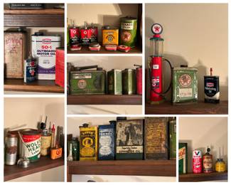 Cartersville Estate Sale Oil Cans