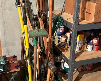 Good selection of yard tools