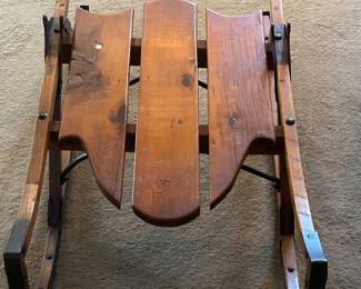 Antique Sleigh Coffee Table
