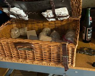 Picnic Basket and Accessories