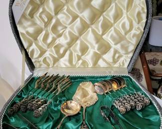 Denz Florscheim Silver plate tea/lunch