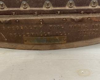 Vintage Belleville Illinois Cast Iron Asbestos Shingle Cutter
