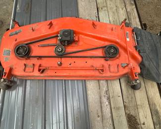 Kubota Easy-Over Mower Deck (Located in the barn)
At our clients request this item will not be 50% on Sunday if it does not sell on Saturday!