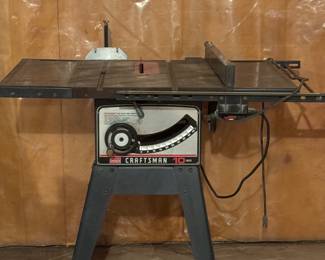 Vintage Sears Craftsman Table Saw
Please ask Blue Moon team member for access to the basement where this item is located!