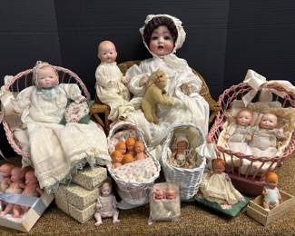 Antique Bisque Babies. 