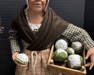 Close-up of Santon Doll. 