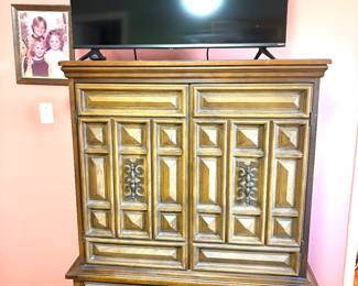 Spanish style clothes armoire