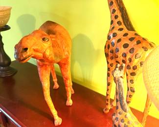 Vintage leather animals 