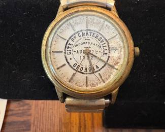 Vintage City of Cartersville Bulova watch