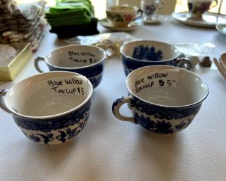 Blue Willow Teacups
