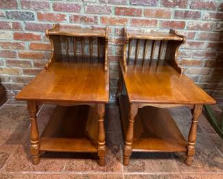 Maple side tables