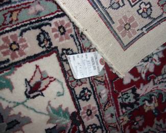 Tag on Back, Hand Woven