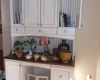 Large Cabinet, Cookbooks, etc