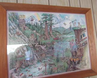 Hillarious camping art by Paterson