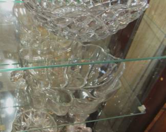 Glass serving wares