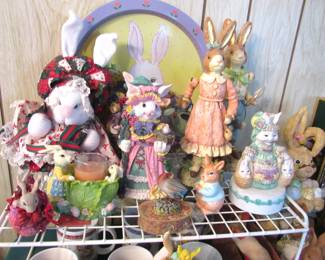 Getting ready for Easter and Spring with some Rabbit  Decor!