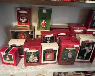 MORE HALLMARK KEEPSAKE ORNAMENTS IN BOXES!