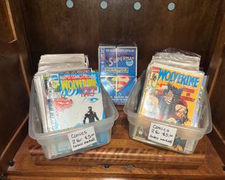 Collectable comic books - all are bagged w/ boards