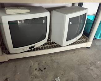 PAIR OF SHARP MONITORS