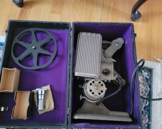 Keystone Continental 16mm Gauge Projector Model A-82 With Case.