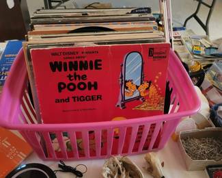 Vintage Disney and other albums.
