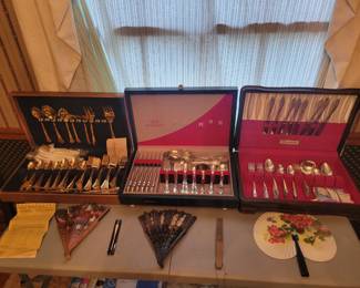 Beautiful silverware sets!