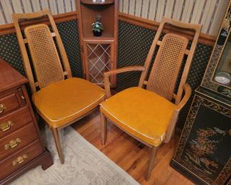 Awesome, Drexal Mid Century Wooden Arm Chairs.