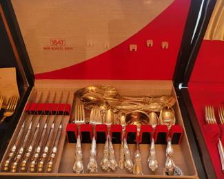 1847 Rodgers brothers silverware set, in original box.