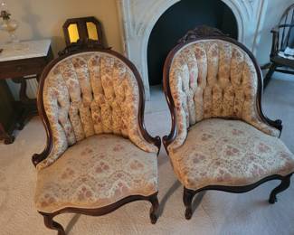 Beautiful, Kimball Furniture Victorian Chairs.