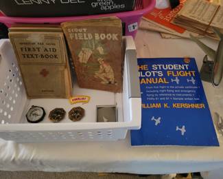 Vintage boyscout items.