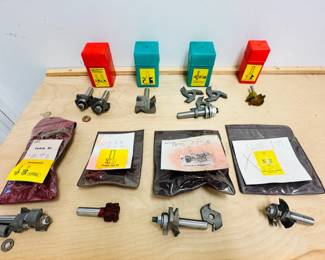 High Speed Router Bits Lot 9