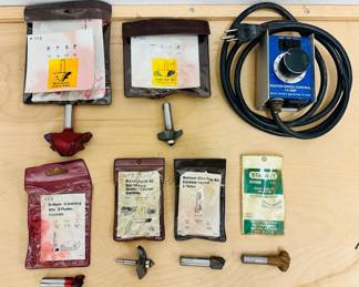 High Speed Router Bits Lot 6 MLCS Speed Control