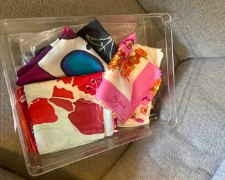 Vintage silk scarves