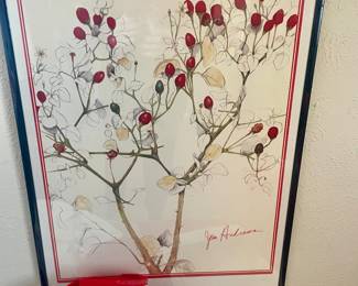 Signed Jean Andrews print