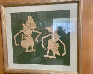 Asian shadow puppets