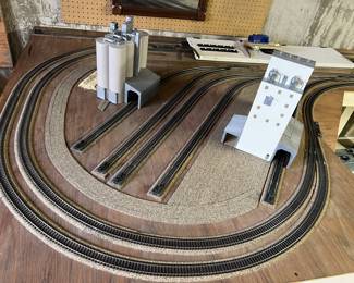 Mounted Railroad Tracks