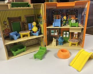 Vintage Sesame Street Set with Characters